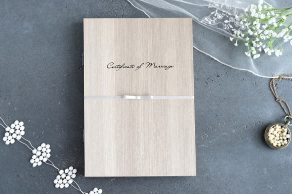 木製ブック結婚証明書／結婚誓約書＆ウェディングツリー☆お二人だけの