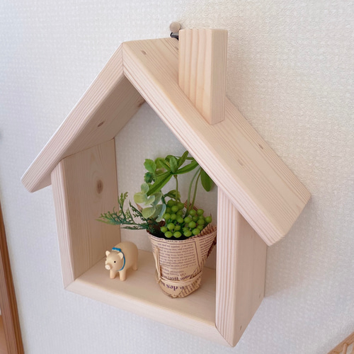 fleur de cerisier様＊Jiji＊ハンドメイド 木製 お家型飾り棚 HC0240NK_JOU_M.jpg