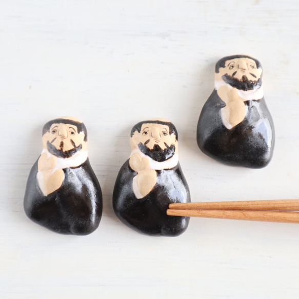 ザビエルさん 箸置き （1個）陶器製 箸・箸置き まん丸 通販 5450438