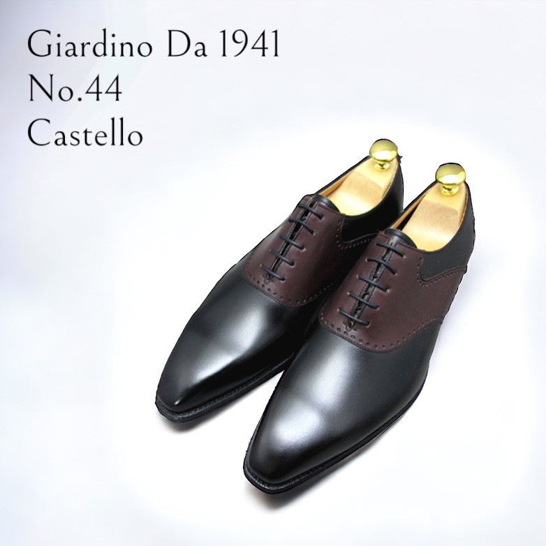 GIA No.44 "Arma" クラシコ調サドルシューズ／受注生産品（納期60日）／グッドイヤーウェルト