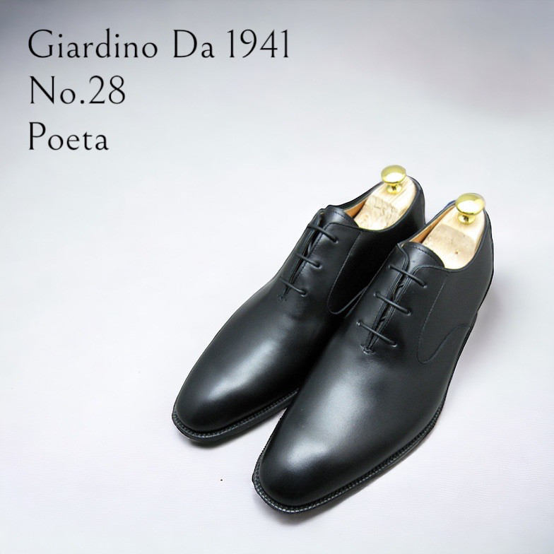 GIA No.28"Poeta"英国調３アイレットプレーントウ／受注生産品（納期60～日）／グッドイヤーウェルト