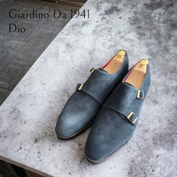 GIA No.41 "Dio"英国調ダブルモンクストラップ／受注生産品（納期60日）／グッドイヤーウェルト 4枚目の画像