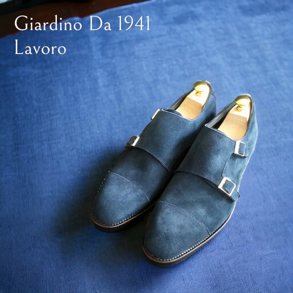 GIA No.51 "Lavoro"英国調Wモンクストラップキャップトウ／受注生産品（納期60日）／グッドイヤーウェルト 7枚目の画像