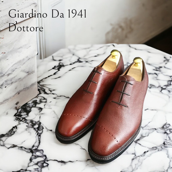 GIA No.56 ”Dottore” 英国調３アイレットホールカット／受注生産品（納期60日）／グッドイヤーウェルト 4枚目の画像