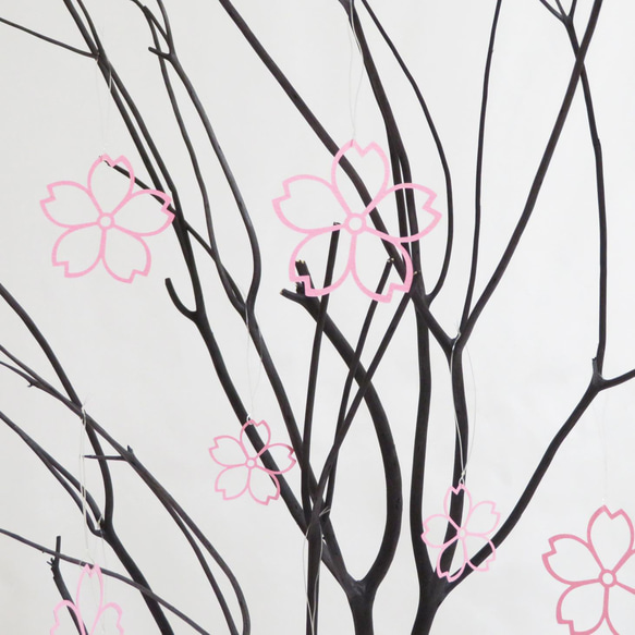 【春の結婚式】桜の飾り　さくらの花オーナメント　ウェルカムスペースや和風ウェディングに！ひな祭りやおうちインテリアにも！ 11枚目の画像