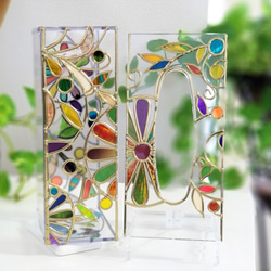 Order: Glass art Tissue case Gold　 Autumn Banquet Gold 第14張的照片