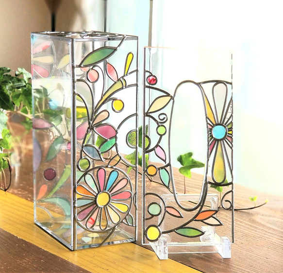 Order: Glass art Tissue case 　 Spring Banquet 第11張的照片