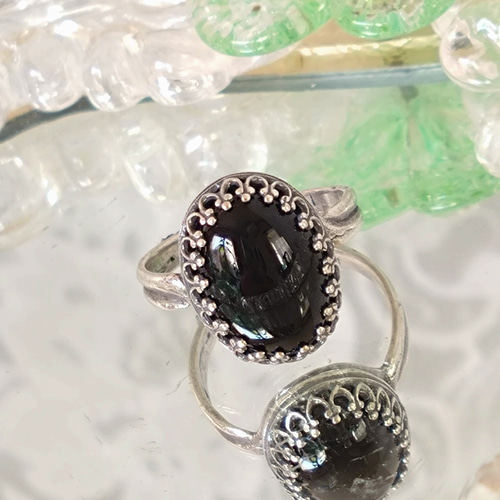silver925◆ブラックオニキスリング ブラックオニキスリング シルバー925 – 金属アレルギー対応の