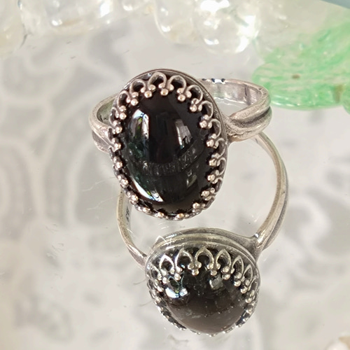 SV925 ブラックオニキス ring(アンティークシルバー・8~23号 SV925 ブラックオニキス ring(アンティークシルバー・8~23号