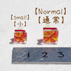 7月誕生的石頭玻璃“紅寶石”耳機插孔[可以選擇尺寸] [定做] 第6張的照片