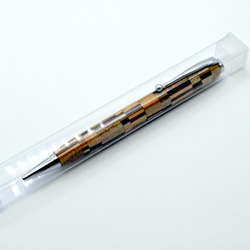 (再出品)【寄木】手作り木製ボールペン スリムライン CROSS替芯 5枚目の画像