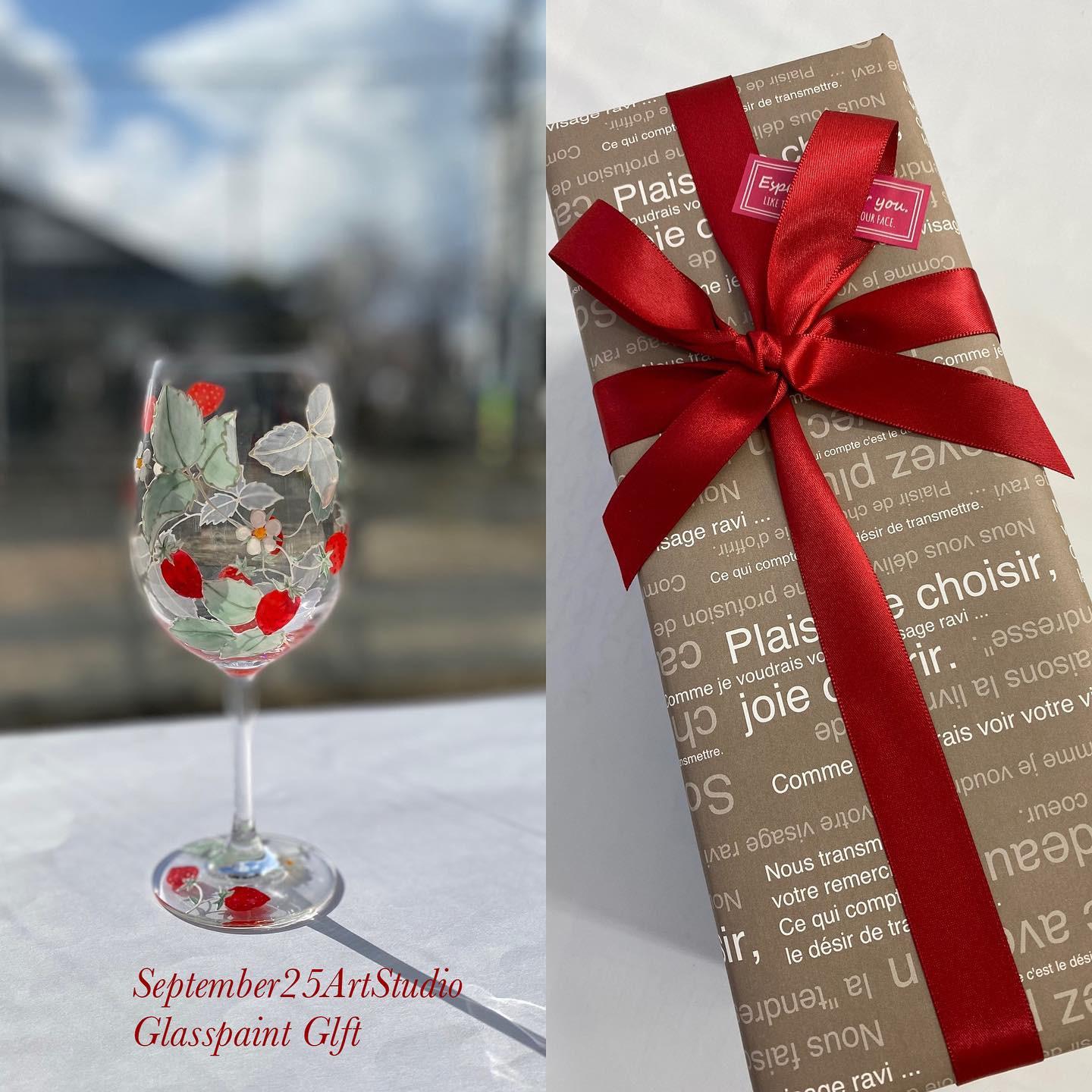 【母の日ギフト】木苺いちごワイルドストロベリーワイングラス｜両親贈呈品・結婚祝い・新居祝い・還暦祝い・退職祝い・誕生日