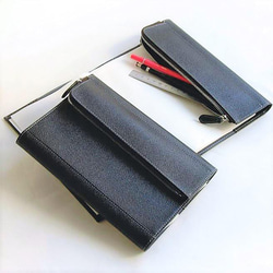 【刻印可】筆記用具も一緒に持ち歩ける　A５サイズ対応ノートカバー　エンボス　MH1275 2枚目の画像