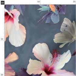 青い蝶々 バタフライ 蝶 蝶々の可愛すぎるデザイン 輸入生地 生地 ア ハンドメイド 素材 4枚目の画像