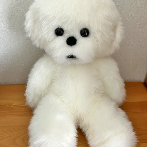 【激安】半額以下- 50%OFFの安い通販 ビション・フリーゼのぬいぐるみ 通販 FunnyMill ぬいぐるみ ルームウェア・パジャマ