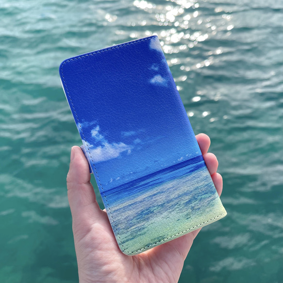 “天堂之藍”筆記本型智能手機保護殼【兼容所有iPhone/Android機型】 第6張的照片