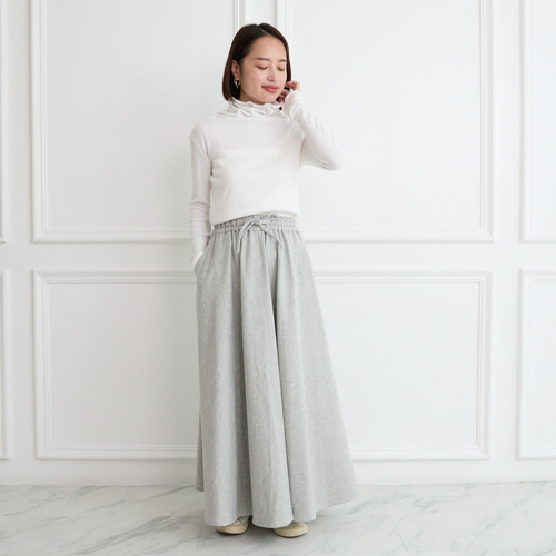 tomoDeuxieme Classe スウェットマキシスカート グレー Warm スウェット スカート（ロング・マキシ丈スカート）｜Deuxieme