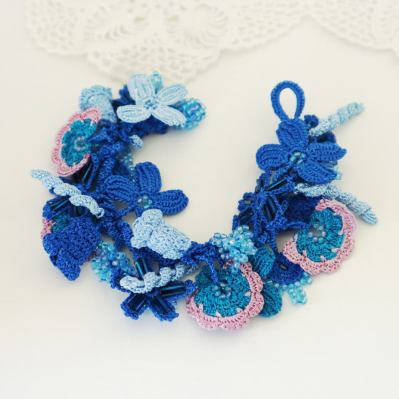 OYA crochet bracelet [BIJOU] Tropic Ocean 第2張的照片