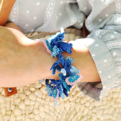 OYA crochet bracelet [BIJOU] Tropic Ocean 第1張的照片