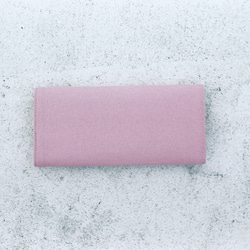 草莓牛奶/粉紅色 帆布包 紙長夾 超輕量/色票系列/皮夾/環保材質 第4張的照片