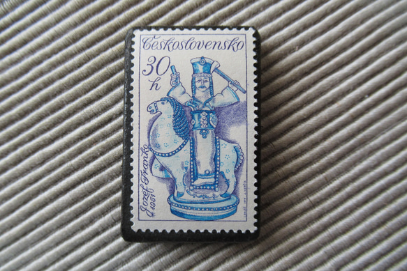 捷克共和國斯洛伐克郵票胸針3580 第1張的照片