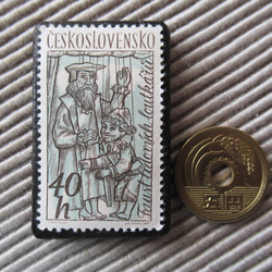 捷克斯洛伐克郵票胸針3584 第3張的照片