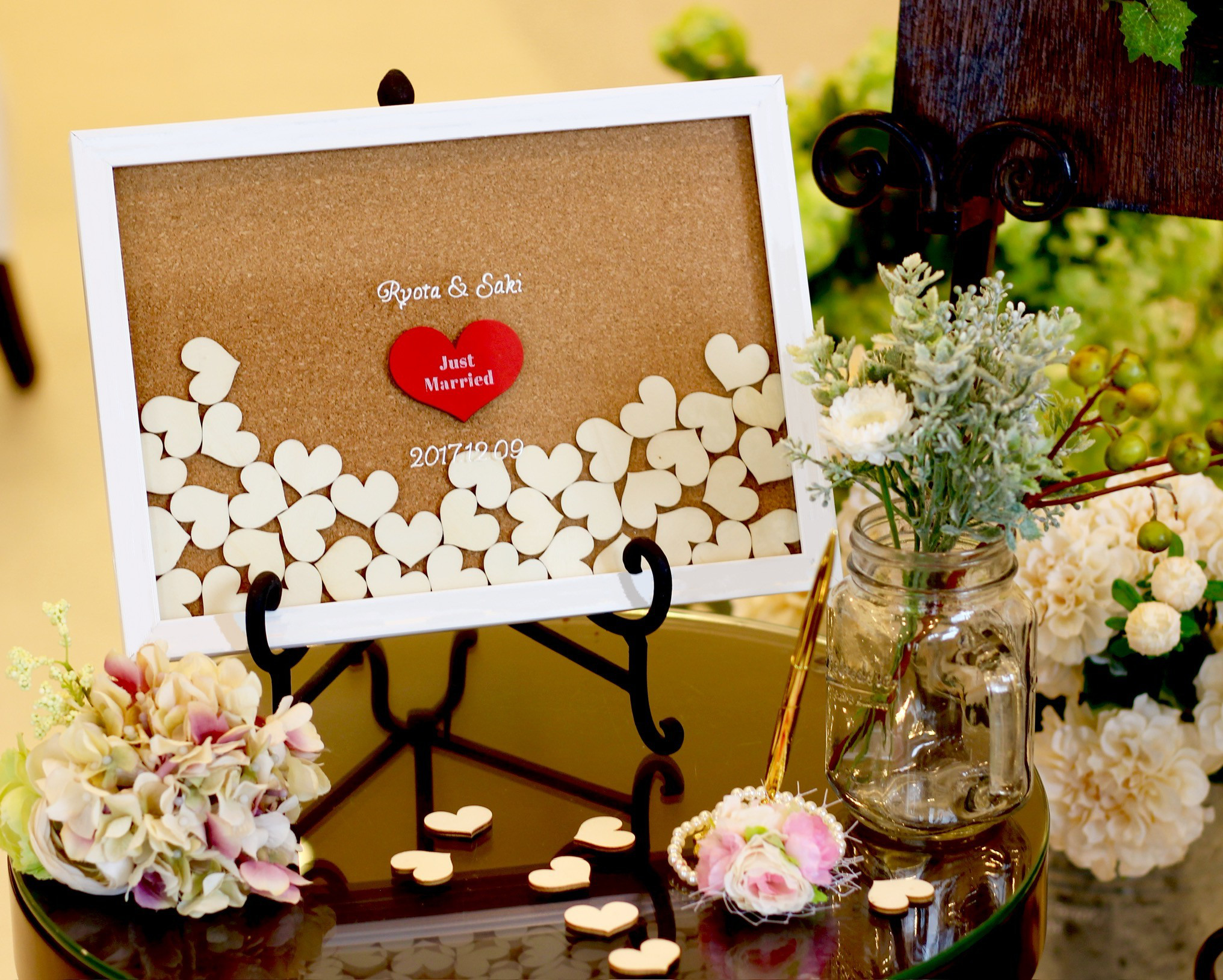 ウェディングドロップス 20〜85名さままで対応　ゲスト参加型　結婚証明書