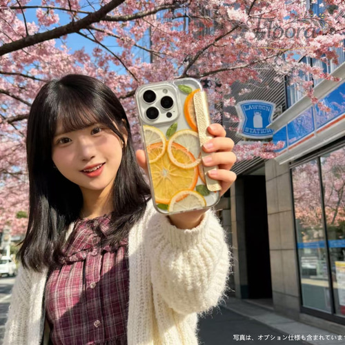 蛍様♡ご確認ページ♡加州清光さんイメージ♡押し花スマホケース 陽だまりの香り レモン オレンジ 押し花スマホケース 押し花 フルーツ