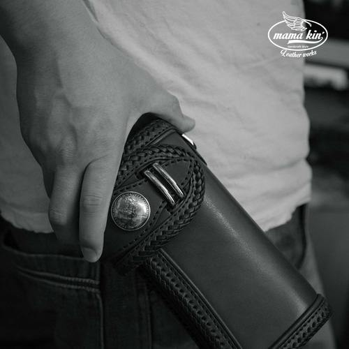 栃木レザー/レザーウォレット/ヌメ革/サドルレザー/バイカーズ