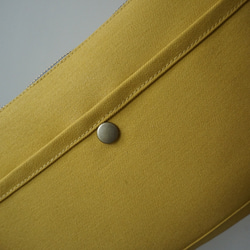 倉敷帆布サコッシュ (M)マスタードイエロー 10枚目の画像