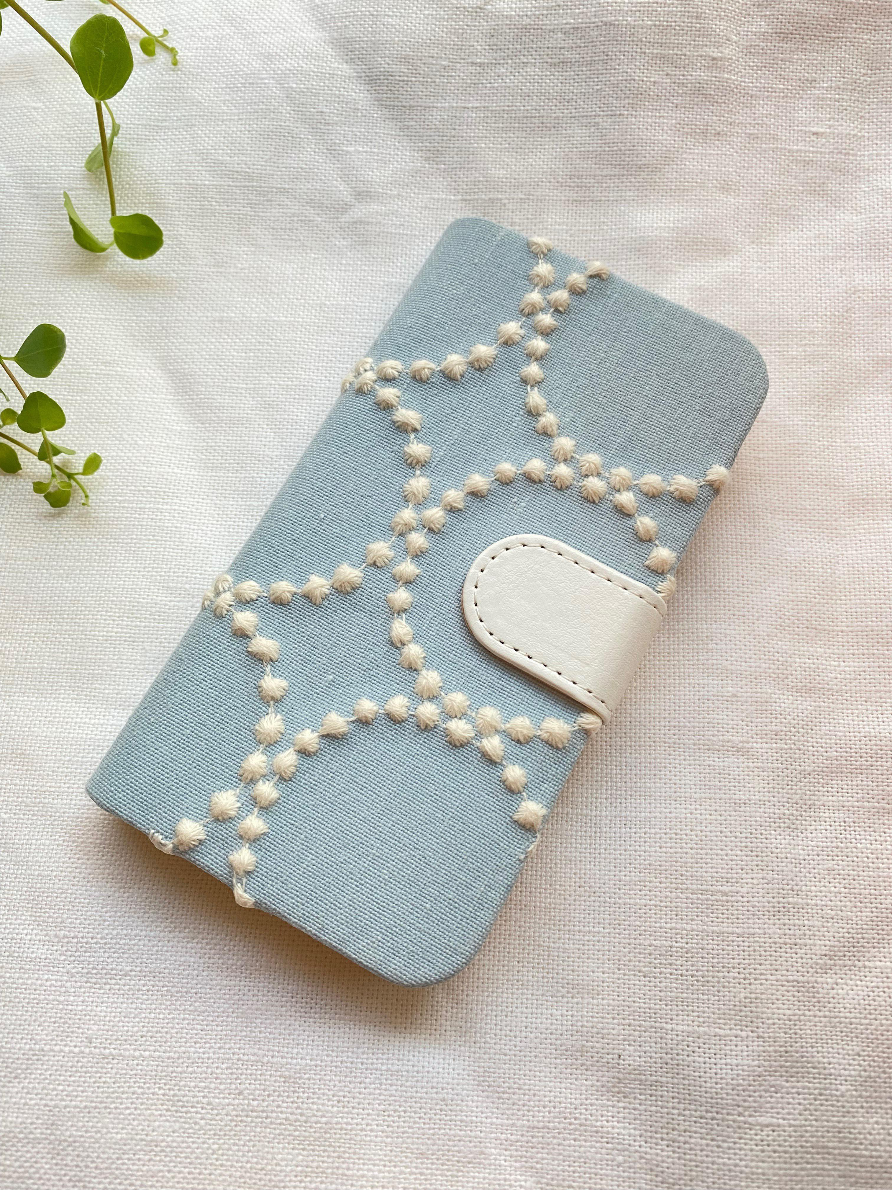 23-1 全機種 対応 手帳型ケース ミナペルホネン タンバリン ライト  