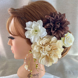 和装 髪飾り ヘッドドレス✾ ヘッドドレス（アクセサリー） Michael24