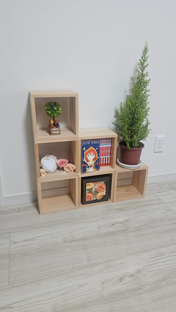 【オシャレなお部屋に】キューブディスプレイボックス6個セット 人気の6個セット！安い！キューブボックス！キューブ