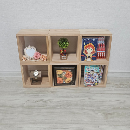 人気の6個セット！安い！キューブボックス！キューブディスプレイ