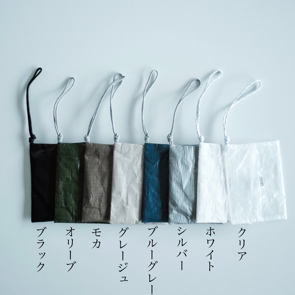 超軽量・撥水ポリエチレンminiウォレット / 2TONE TYPE 15枚目の画像