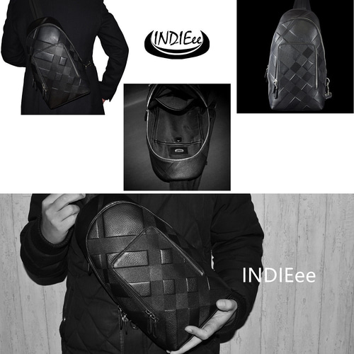 INDIEee インディ 本革 ルネット ボディバッグ 斜め掛け ワン