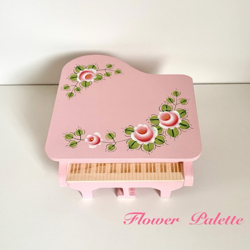 Creema限定 木製 グランドピアノボックス（ピンク） 再販 現品限り