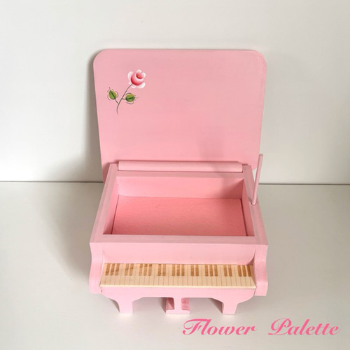 Creema限定 木製 グランドピアノボックス（ピンク） 再販 現品限り