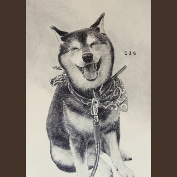 【A4/鉛筆画】ペットのリアルな似顔絵【どんな動物でも!】 4枚目の画像