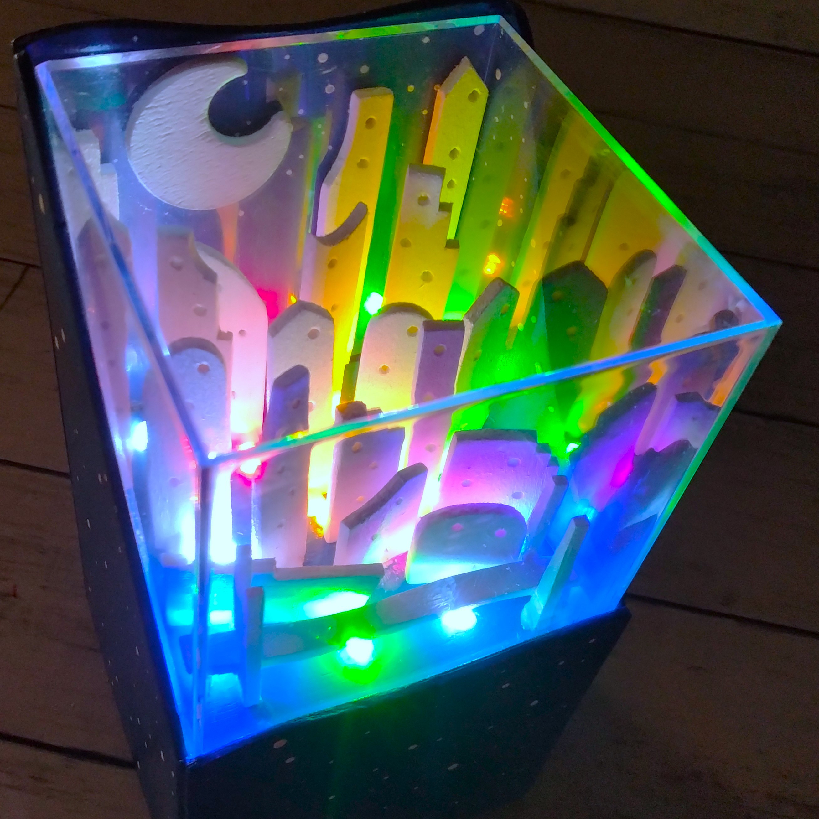 ★無料でプレゼント仕様にします＆送料無料です★　Rainbow at night