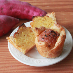 4個入りGIFTBOX　1時間かけてじっくり焼いたご褒美焼き芋パイ（旧　福井県あわら産とみつ金時スイートポテトパイ） 4枚目の画像