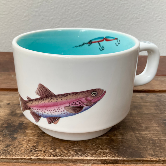 新作】トラウト&ルアー 釣り カップ ☆ スタック式 240cc スープ