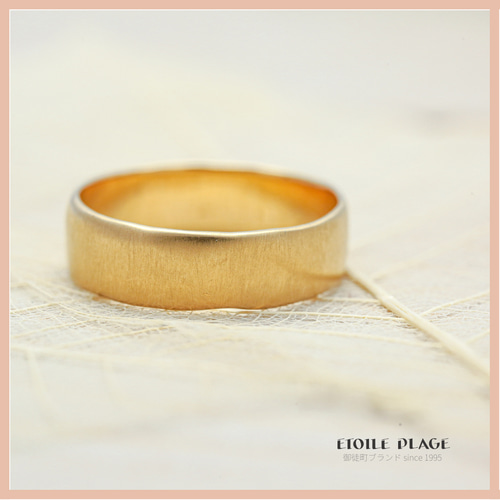 10K*ワイドリング5mm*幅広*ゴールド【送料無料】 指輪・リング