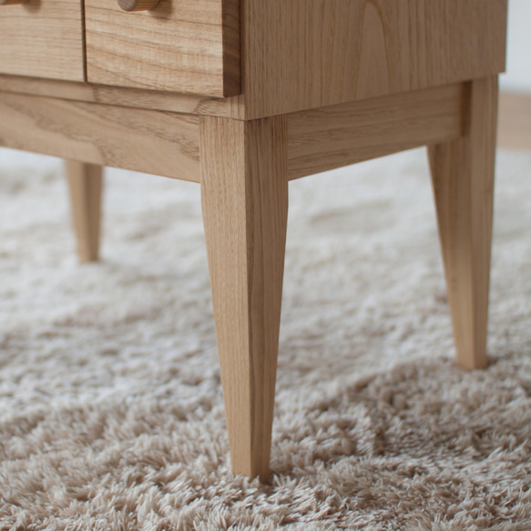 くりのドロワー木の取手（幅50cm・国産栗材・オイル仕上）キャビネット 引出し収納 小物入れ 5cm 奥行26cm 高9 キャビネット