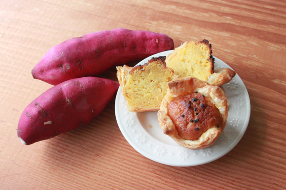 4個入り　1時間かけてじっくり焼いたご褒美焼き芋パイ（旧　福井県あわら産とみつ金時スイートポテトパイ） 4枚目の画像