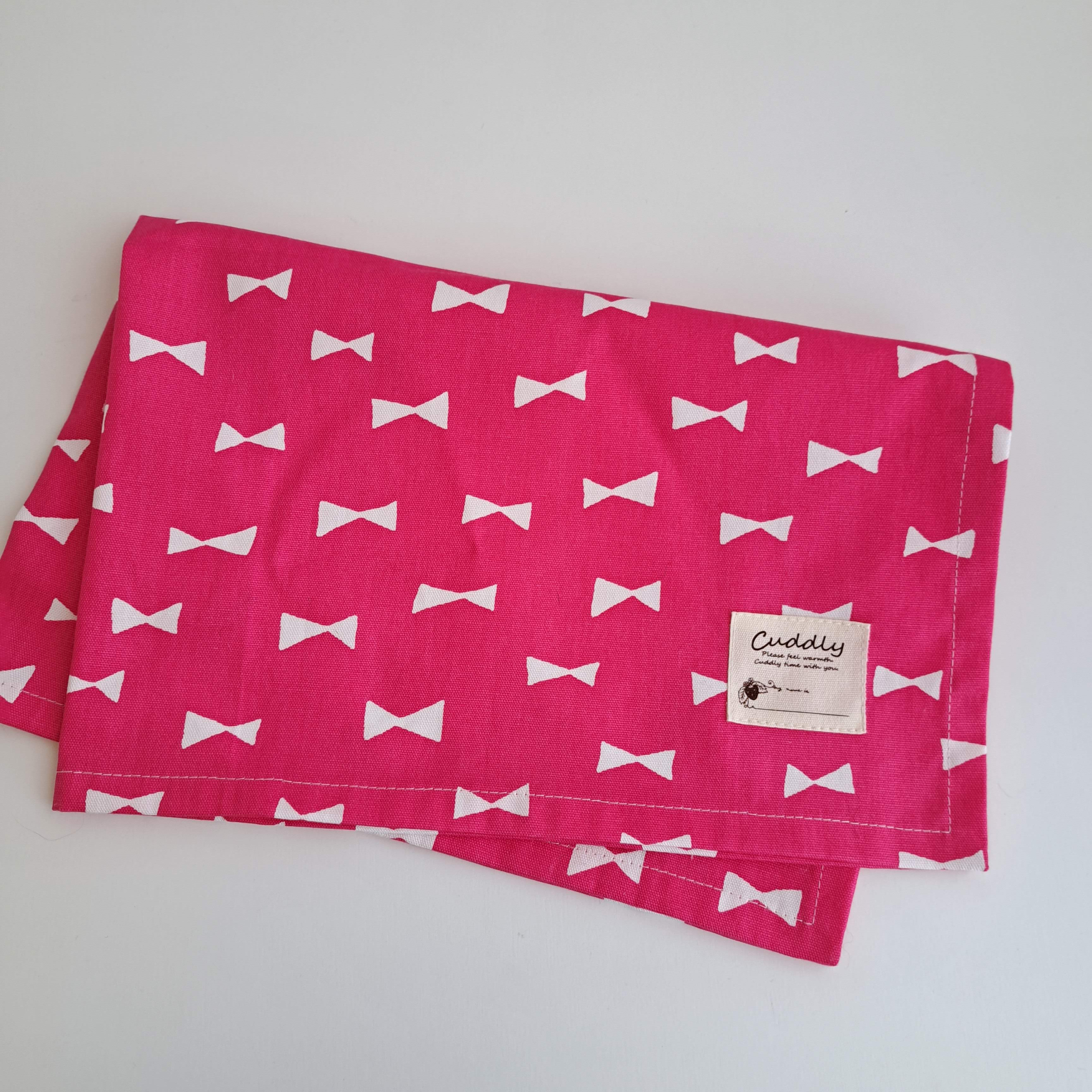 40×60 【名前タグ付き】ランチョンマット ＊ピンクリボン