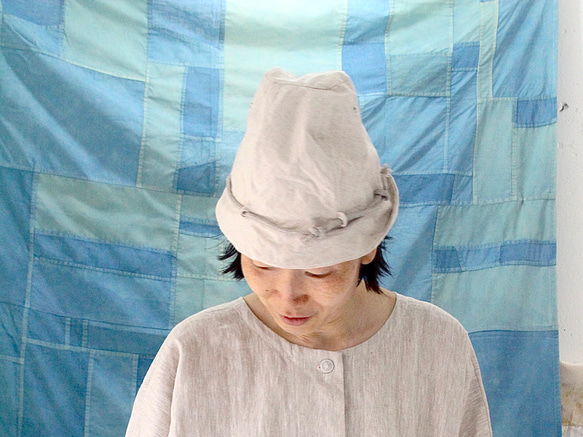 LINEN ROPE HELMA HAT 【M/L】 1枚目の画像