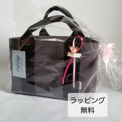 A4対応！機能的な間仕切りポケットMLトート☆サックス×キナリ 13枚目の画像