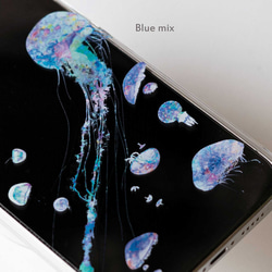 【雑誌LDK掲載】005 クラゲ(カラーver) iPhoneケース スマホケース iPhone16e〜くらげ  水族館 10枚目の画像
