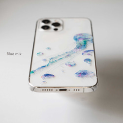 【雑誌LDK掲載】005 クラゲ(カラーver) iPhoneケース スマホケース iPhone16e〜くらげ  水族館 8枚目の画像